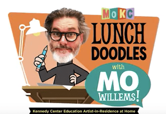 Graphic from Mo Willems Lunchtime Doodles